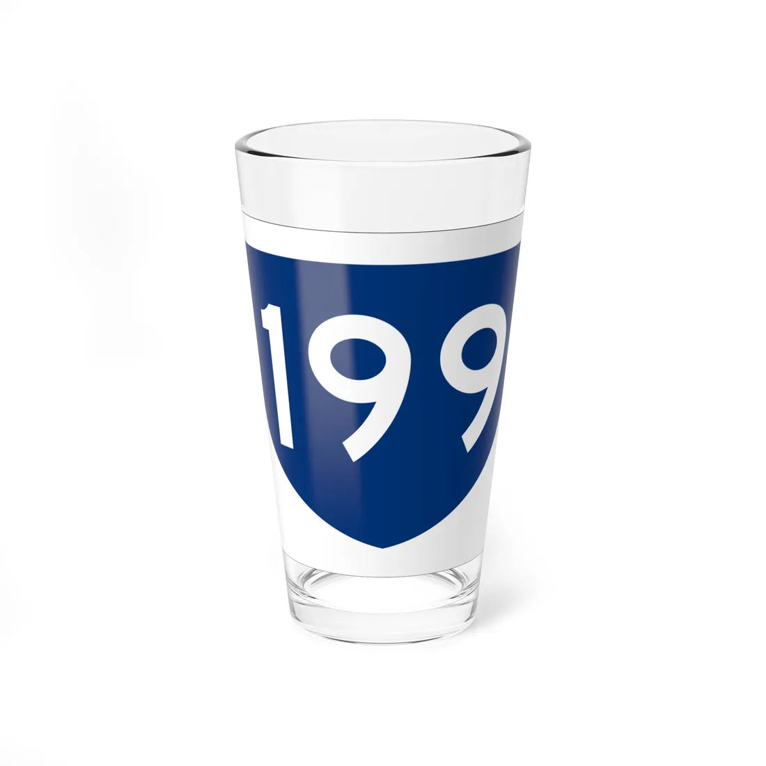 PR primary 199 (Puerto Rico) (Road Sign) Pint Glass 16oz - Go Mug Yourself