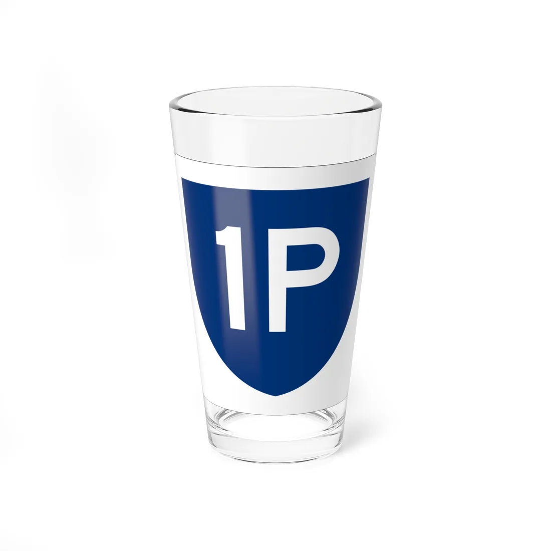 PR primary 1P (Puerto Rico) (Road Sign) Pint Glass 16oz 16oz - Go Mug Yourself