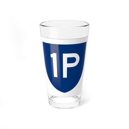 PR primary 1P (Puerto Rico) (Road Sign) Pint Glass 16oz 16oz - Go Mug Yourself
