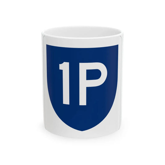 PR primary 1P (Puerto Rico) (Road Sign) White Coffee Mug 11oz - Go Mug Yourself