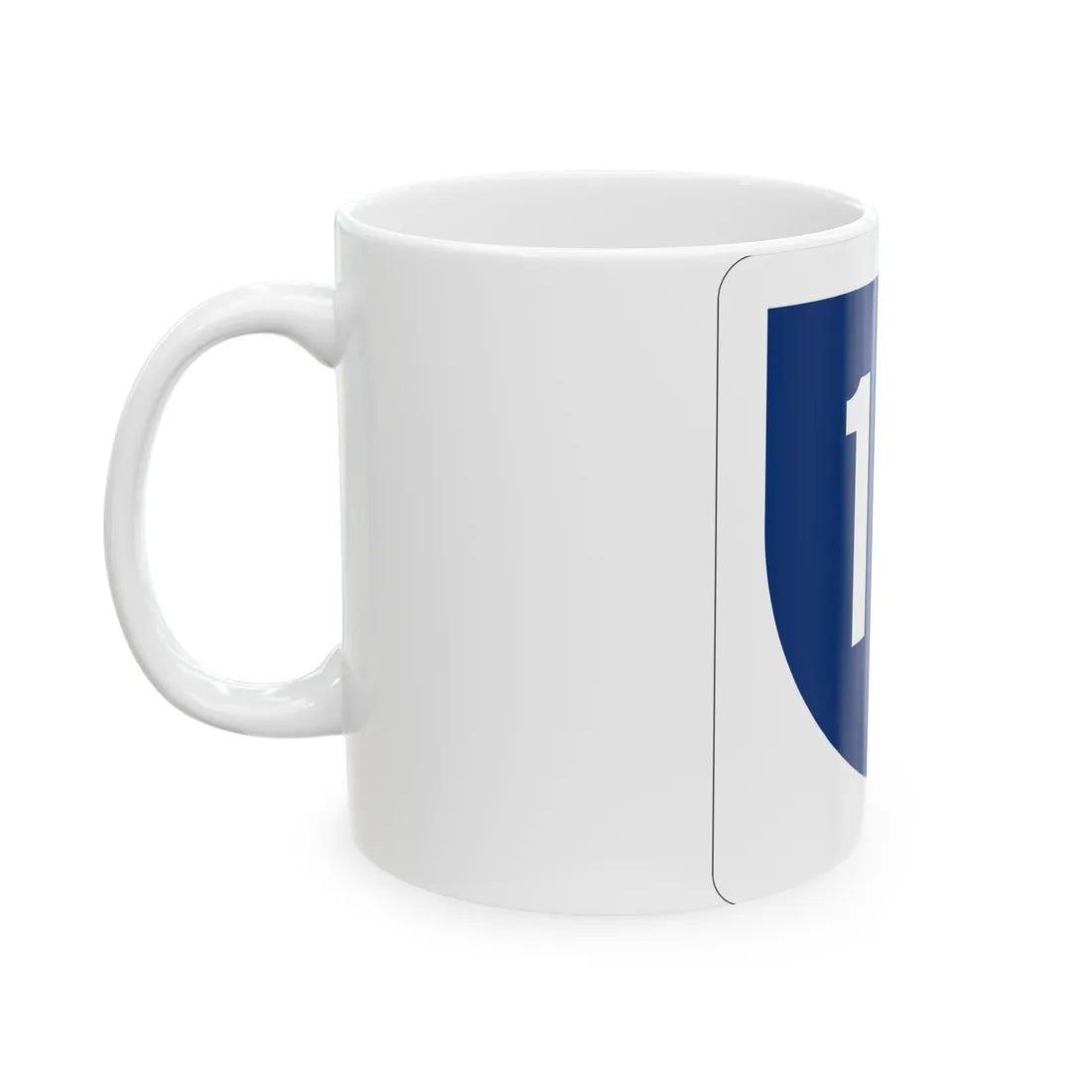 PR primary 1R (Puerto Rico) (Road Sign) White Coffee Mug - Go Mug Yourself