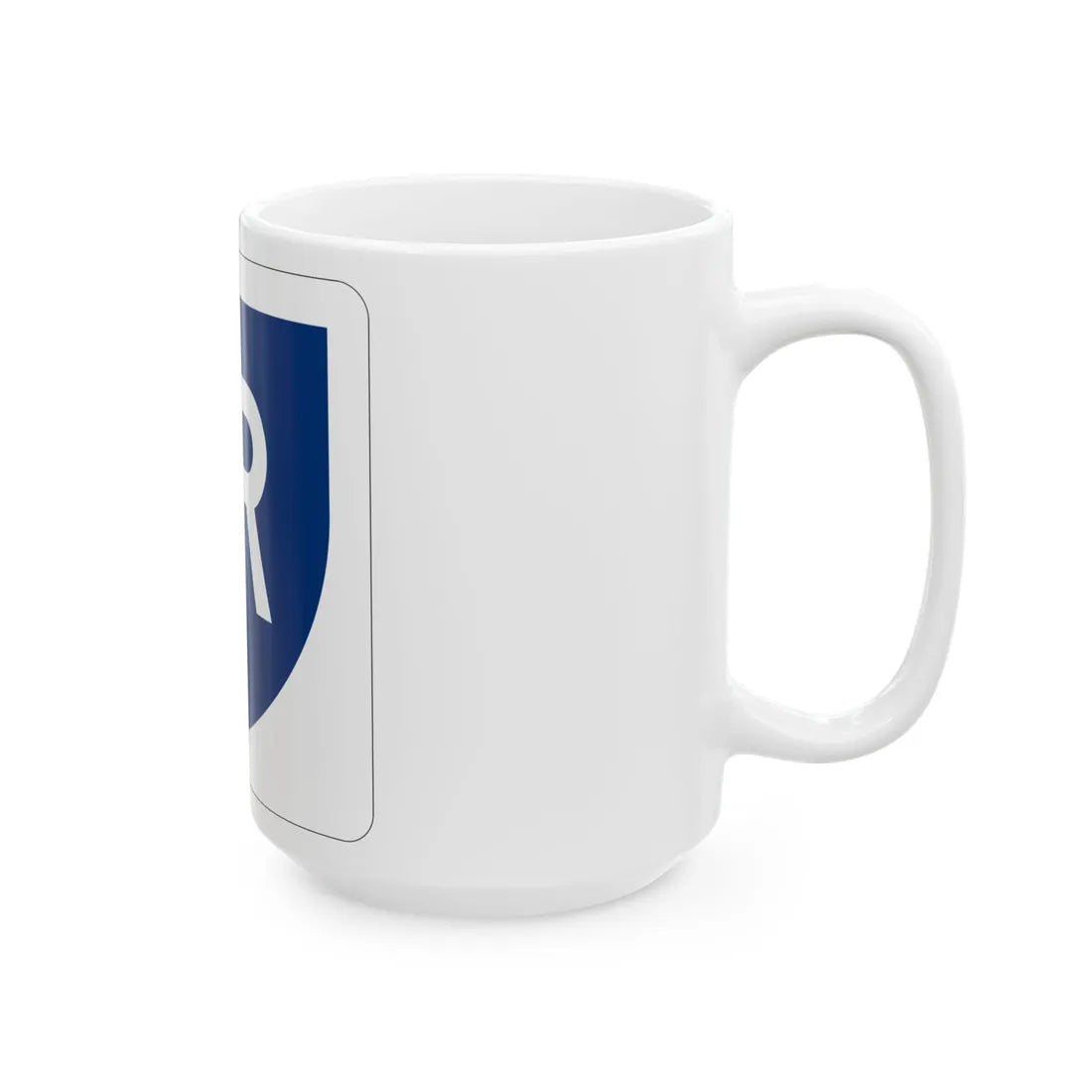 PR primary 1R (Puerto Rico) (Road Sign) White Coffee Mug - Go Mug Yourself
