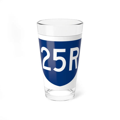 PR primary 25R (Puerto Rico) (Road Sign) Pint Glass 16oz 16oz - Go Mug Yourself