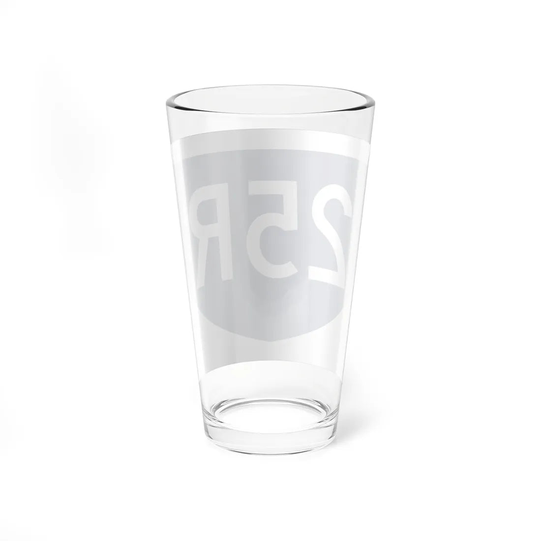 PR primary 25R (Puerto Rico) (Road Sign) Pint Glass 16oz - Go Mug Yourself