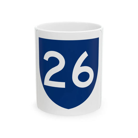 PR primary 26 (Puerto Rico) (Road Sign) White Coffee Mug 11oz - Go Mug Yourself