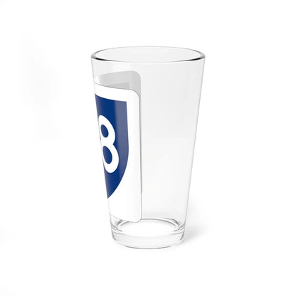 PR primary 28 (Puerto Rico) (Road Sign) Pint Glass 16oz - Go Mug Yourself
