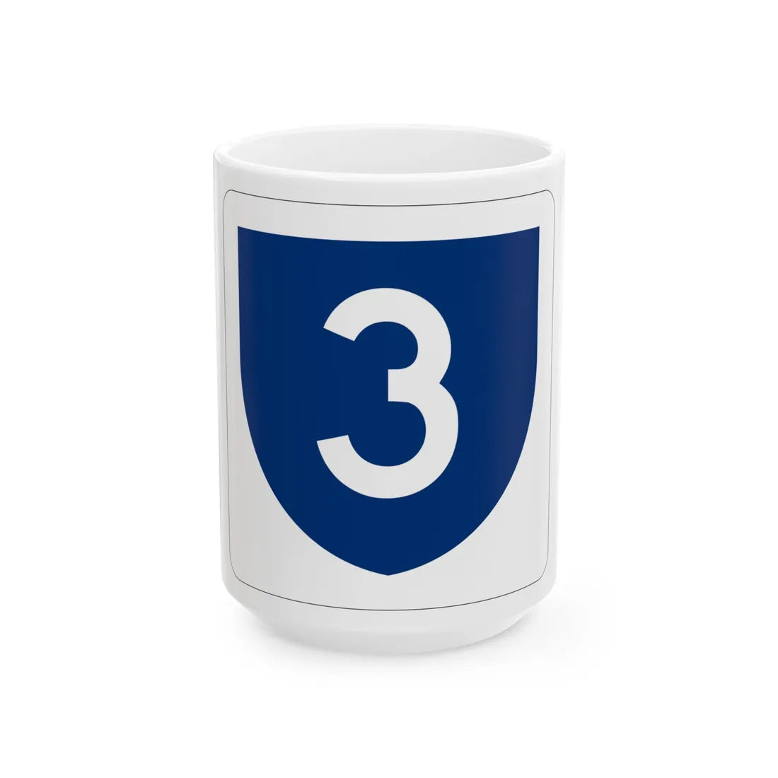 PR primary 3 (Puerto Rico) (Road Sign) White Coffee Mug 15oz - Go Mug Yourself