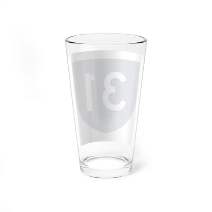 PR primary 31 (Puerto Rico) (Road Sign) Pint Glass 16oz - Go Mug Yourself