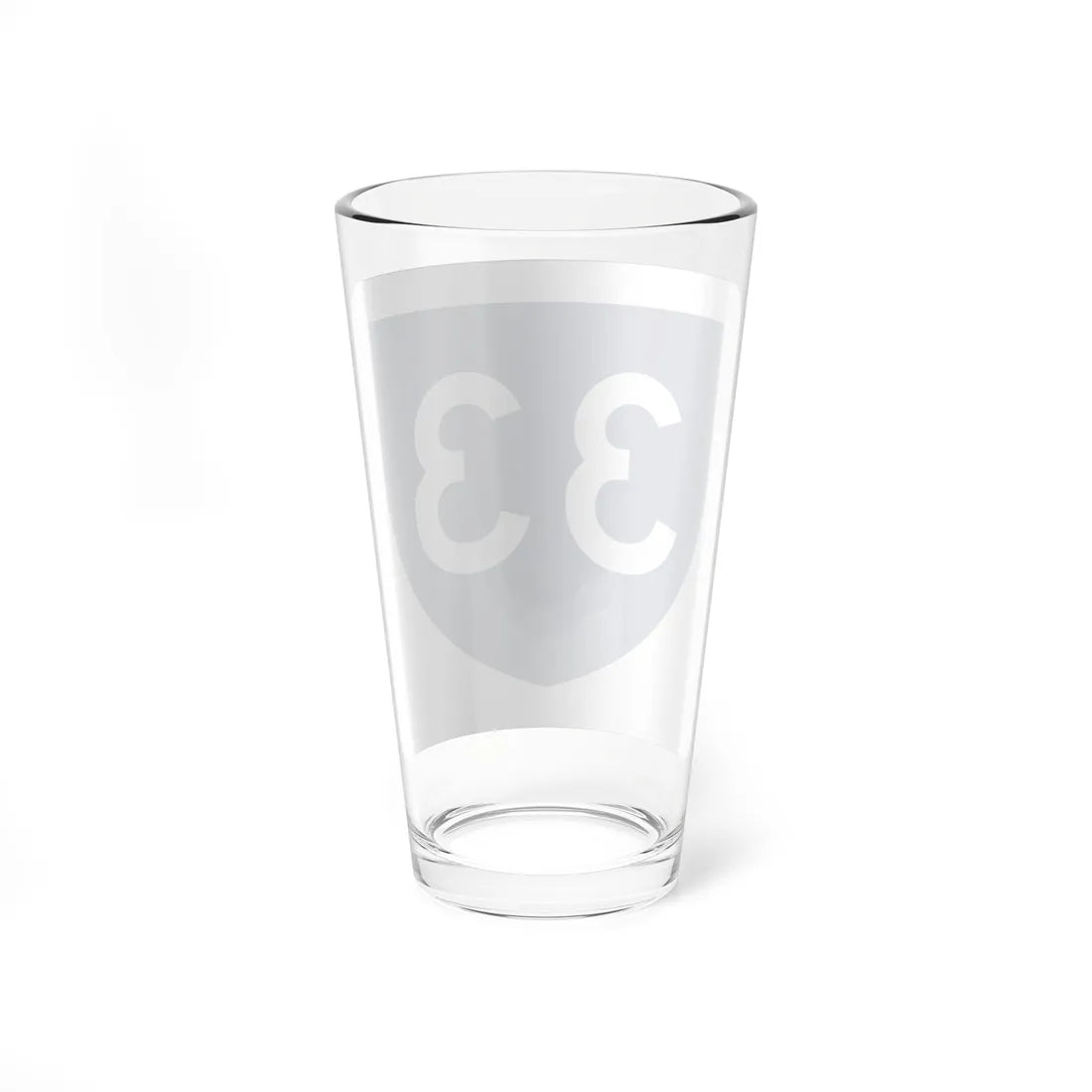 PR primary 33 (Puerto Rico) (Road Sign) Pint Glass 16oz - Go Mug Yourself