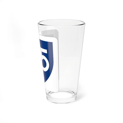 PR primary 35 (Puerto Rico) (Road Sign) Pint Glass 16oz - Go Mug Yourself