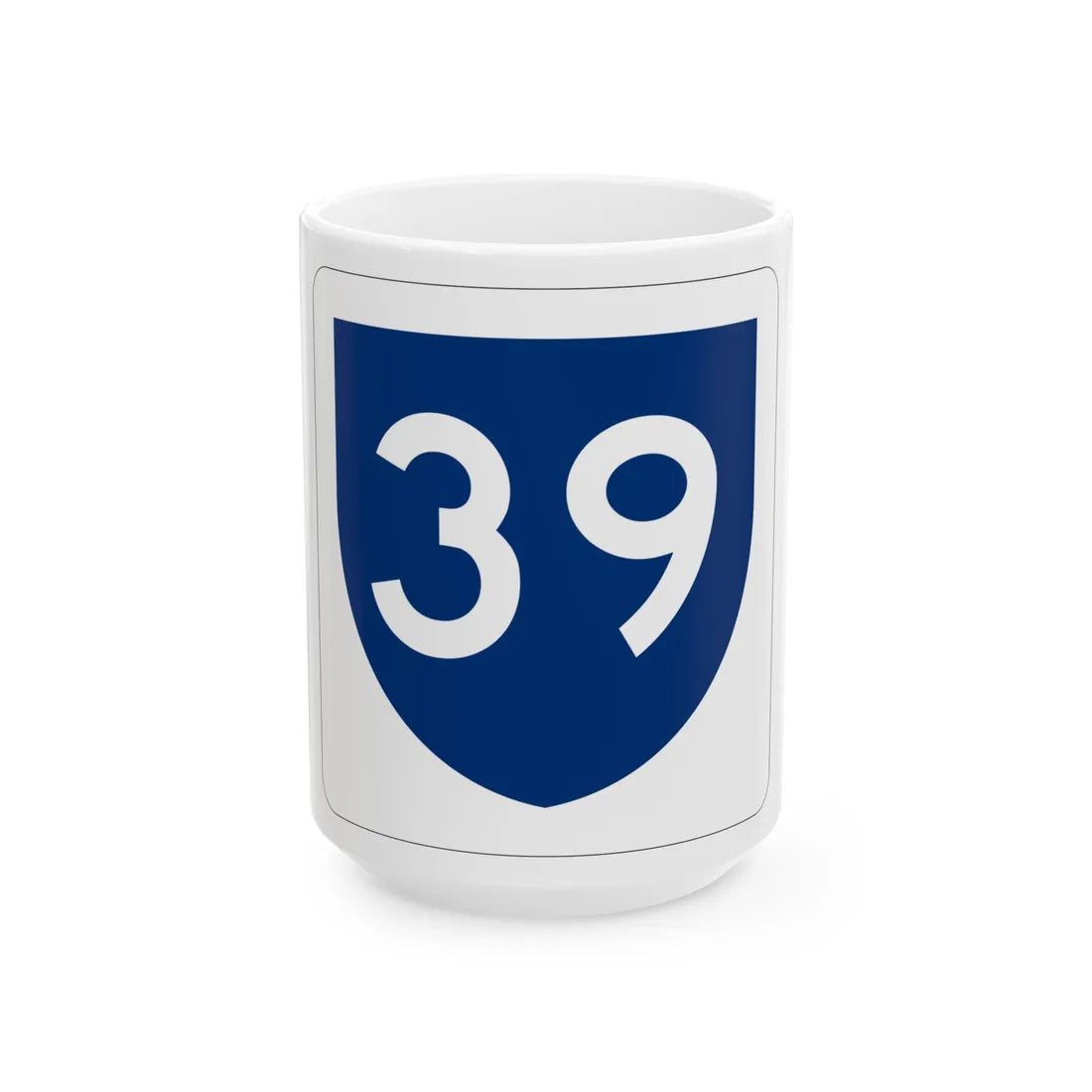 PR primary 39 (Puerto Rico) (Road Sign) White Coffee Mug 15oz - Go Mug Yourself