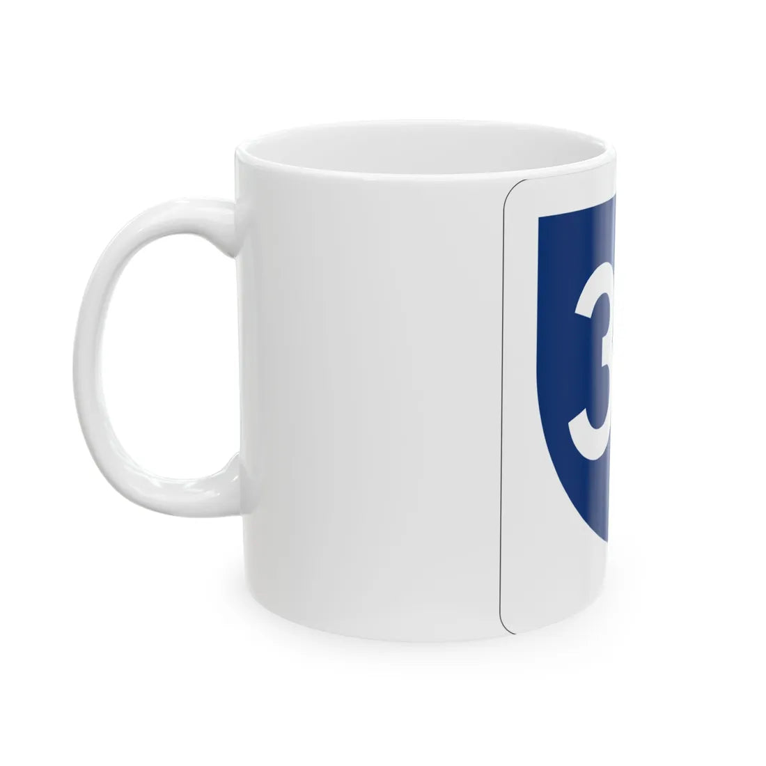 PR primary 3R (Puerto Rico) (Road Sign) White Coffee Mug - Go Mug Yourself