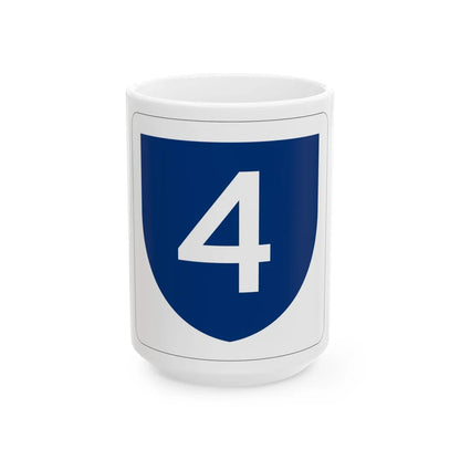 PR primary 4 (Puerto Rico) (Road Sign) White Coffee Mug 15oz - Go Mug Yourself