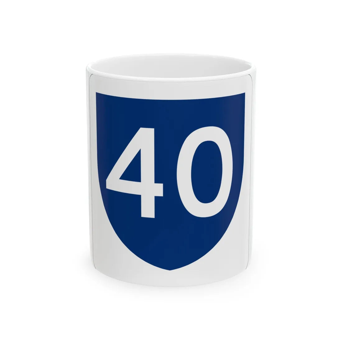 PR primary 40 (Puerto Rico) (Road Sign) White Coffee Mug 11oz - Go Mug Yourself
