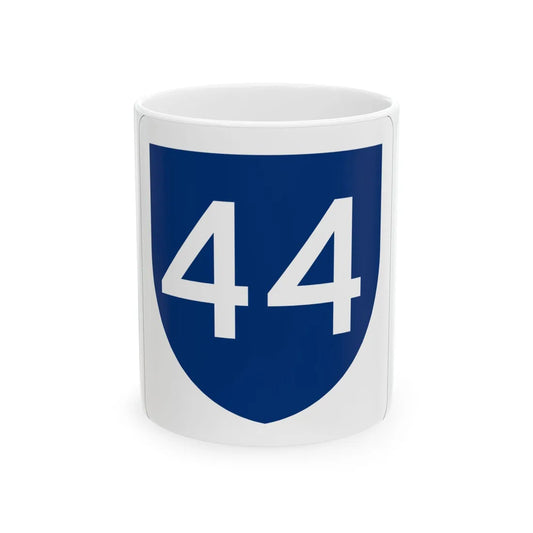 PR primary 44 (Puerto Rico) (Road Sign) White Coffee Mug 11oz - Go Mug Yourself