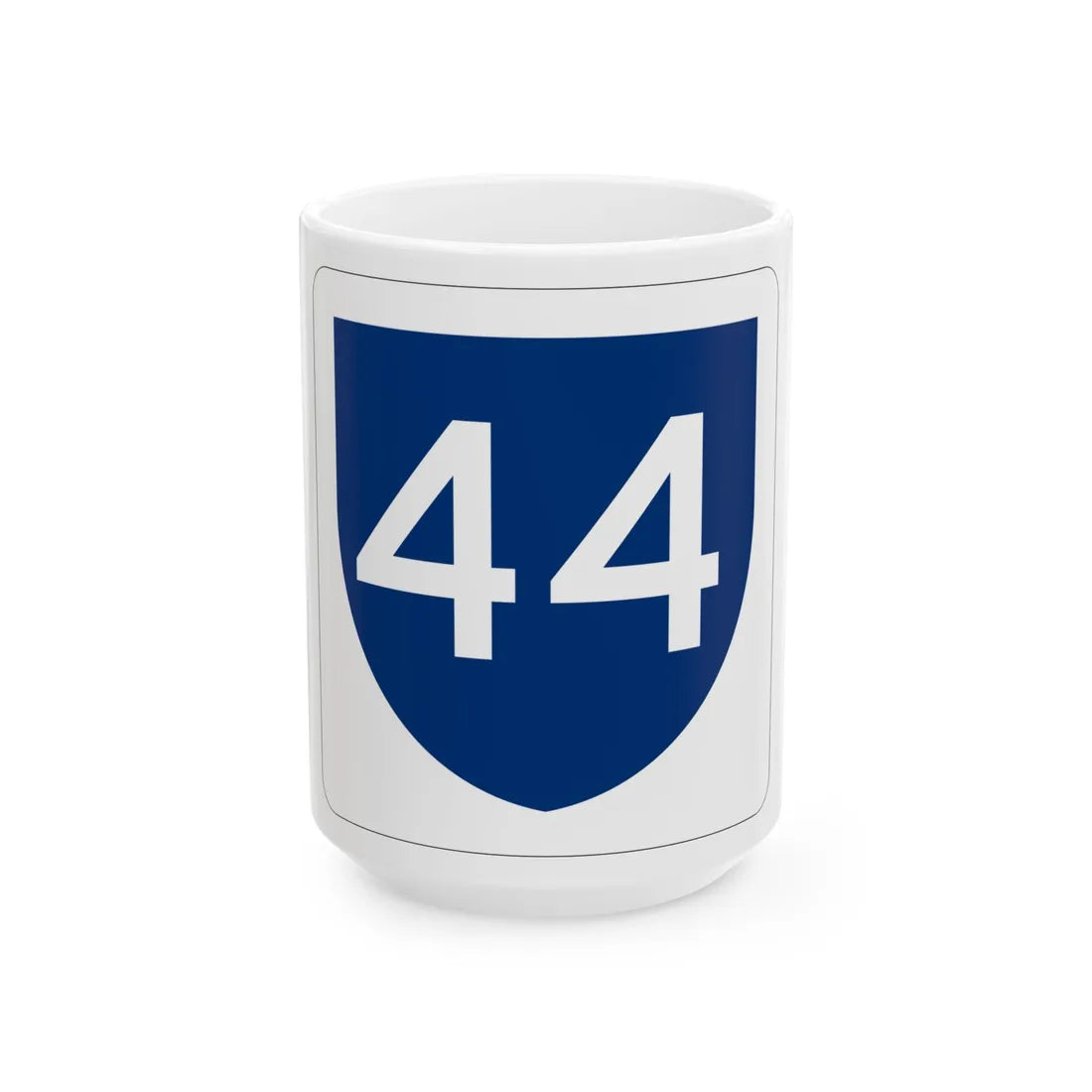 PR primary 44 (Puerto Rico) (Road Sign) White Coffee Mug 15oz - Go Mug Yourself