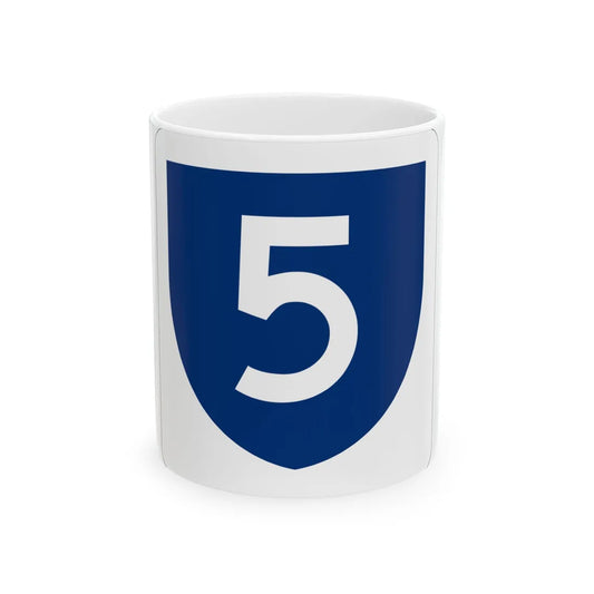 PR primary 5 (Puerto Rico) (Road Sign) White Coffee Mug 11oz - Go Mug Yourself