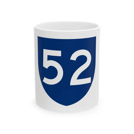 PR primary 52 (Puerto Rico) (Road Sign) White Coffee Mug 11oz - Go Mug Yourself