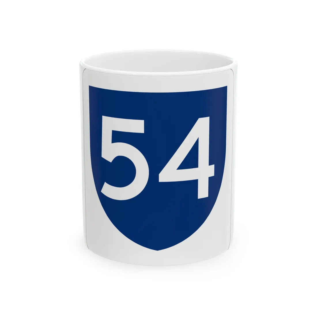 PR primary 54 (Puerto Rico) (Road Sign) White Coffee Mug 11oz - Go Mug Yourself