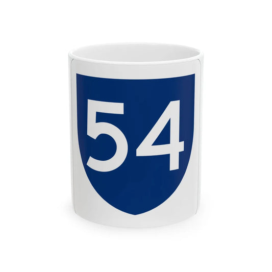 PR primary 54 (Puerto Rico) (Road Sign) White Coffee Mug 11oz - Go Mug Yourself