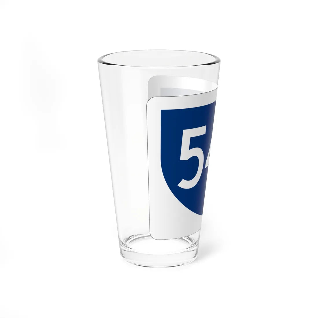PR primary 54R (Puerto Rico) (Road Sign) Pint Glass 16oz - Go Mug Yourself