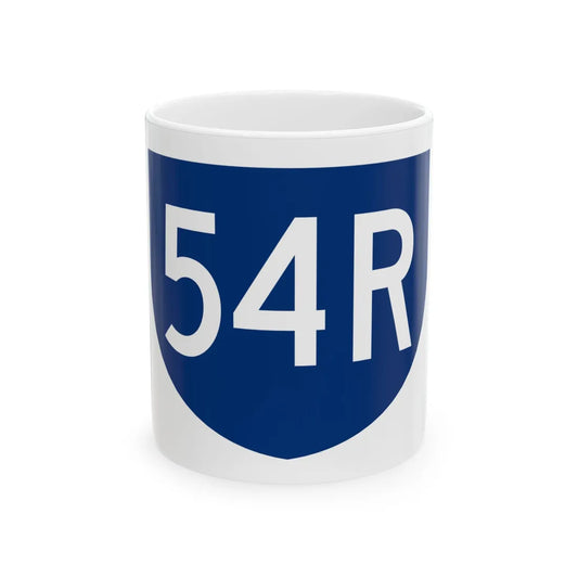 PR primary 54R (Puerto Rico) (Road Sign) White Coffee Mug 11oz - Go Mug Yourself