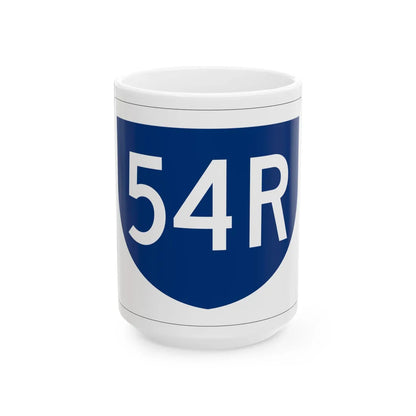 PR primary 54R (Puerto Rico) (Road Sign) White Coffee Mug 15oz - Go Mug Yourself