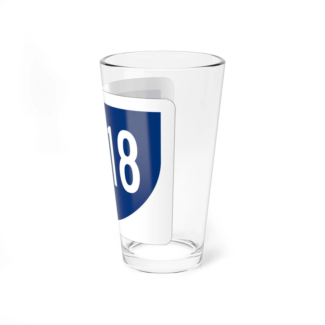 PR primary 5518 (Puerto Rico) (Road Sign) Pint Glass 16oz - Go Mug Yourself