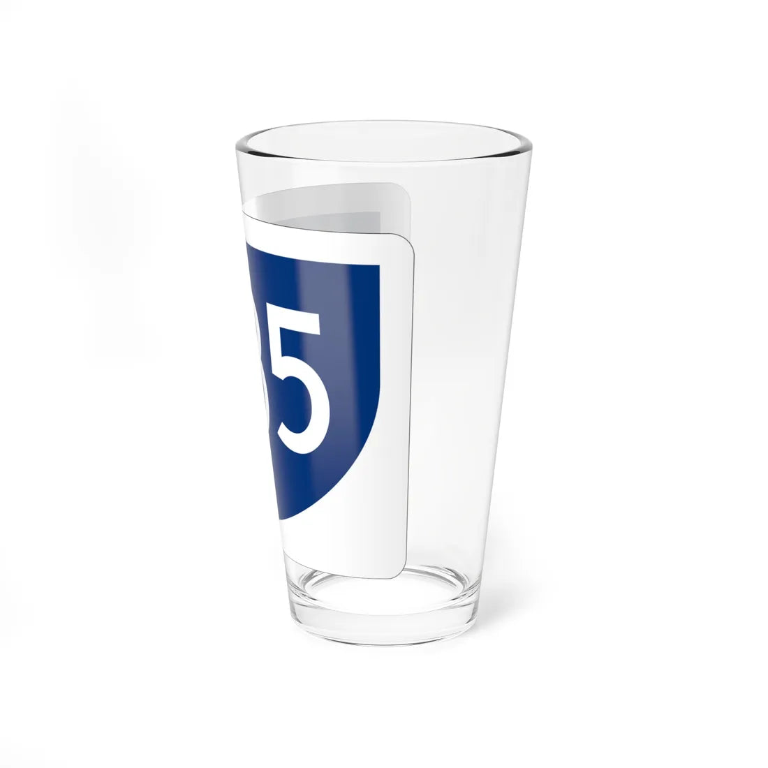 PR primary 585 (Puerto Rico) (Road Sign) Pint Glass 16oz - Go Mug Yourself