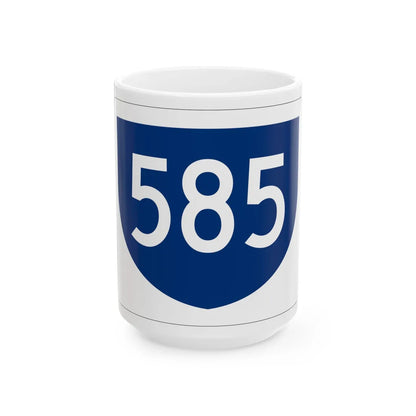 PR primary 585 (Puerto Rico) (Road Sign) White Coffee Mug 15oz - Go Mug Yourself