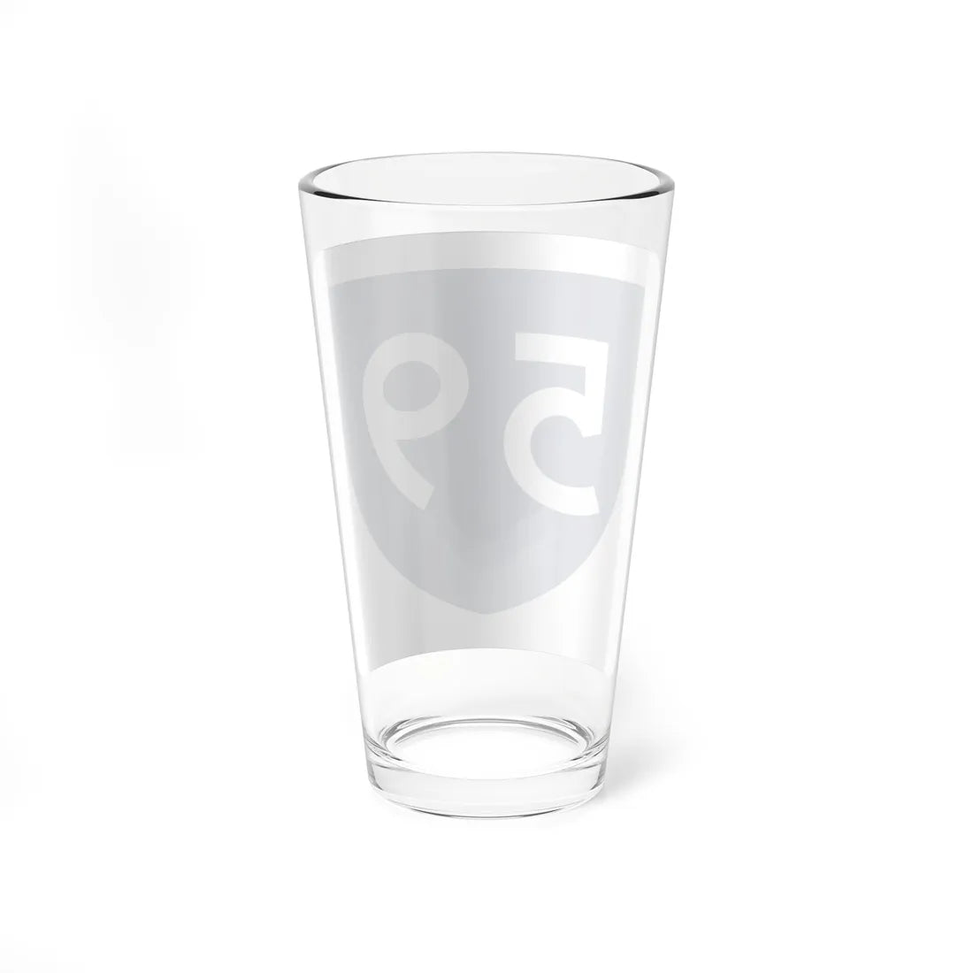 PR primary 59 (Puerto Rico) (Road Sign) Pint Glass 16oz - Go Mug Yourself