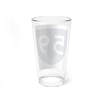 PR primary 59 (Puerto Rico) (Road Sign) Pint Glass 16oz - Go Mug Yourself