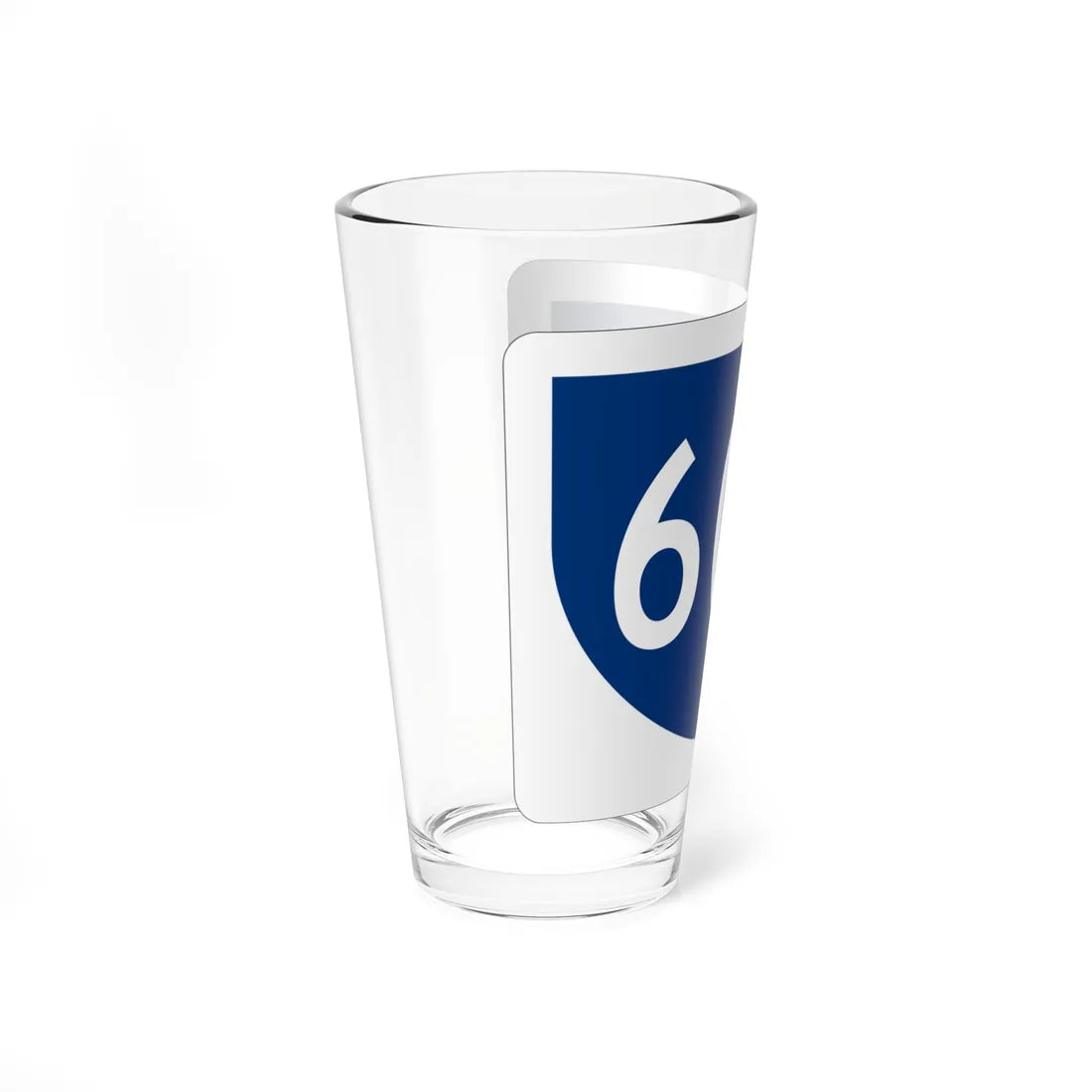 PR primary 603 (Puerto Rico) (Road Sign) Pint Glass 16oz - Go Mug Yourself