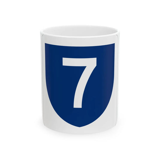 PR primary 7 (Puerto Rico) (Road Sign) White Coffee Mug 11oz - Go Mug Yourself
