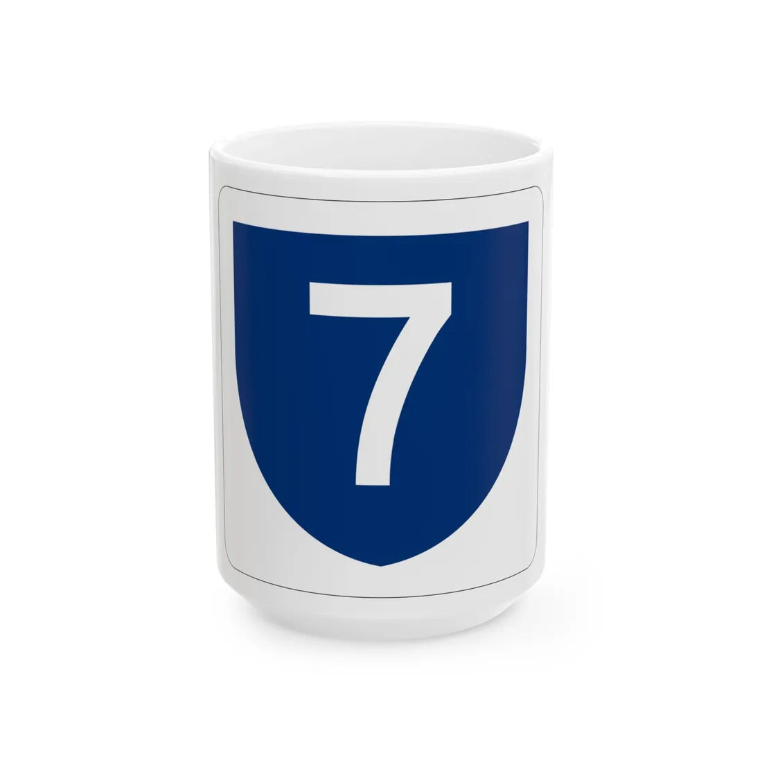 PR primary 7 (Puerto Rico) (Road Sign) White Coffee Mug 15oz - Go Mug Yourself