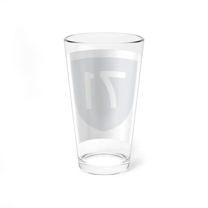 PR primary 71 (Puerto Rico) (Road Sign) Pint Glass 16oz - Go Mug Yourself