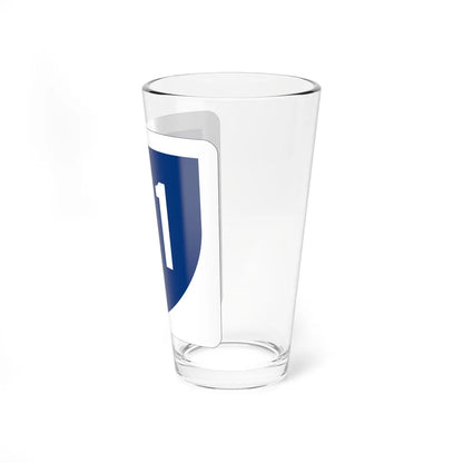 PR primary 71 (Puerto Rico) (Road Sign) Pint Glass 16oz - Go Mug Yourself