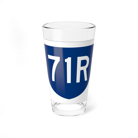 PR primary 71R (Puerto Rico) (Road Sign) Pint Glass 16oz 16oz - Go Mug Yourself