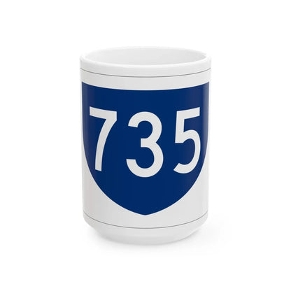 PR primary 735 (Puerto Rico) (Road Sign) White Coffee Mug 15oz - Go Mug Yourself