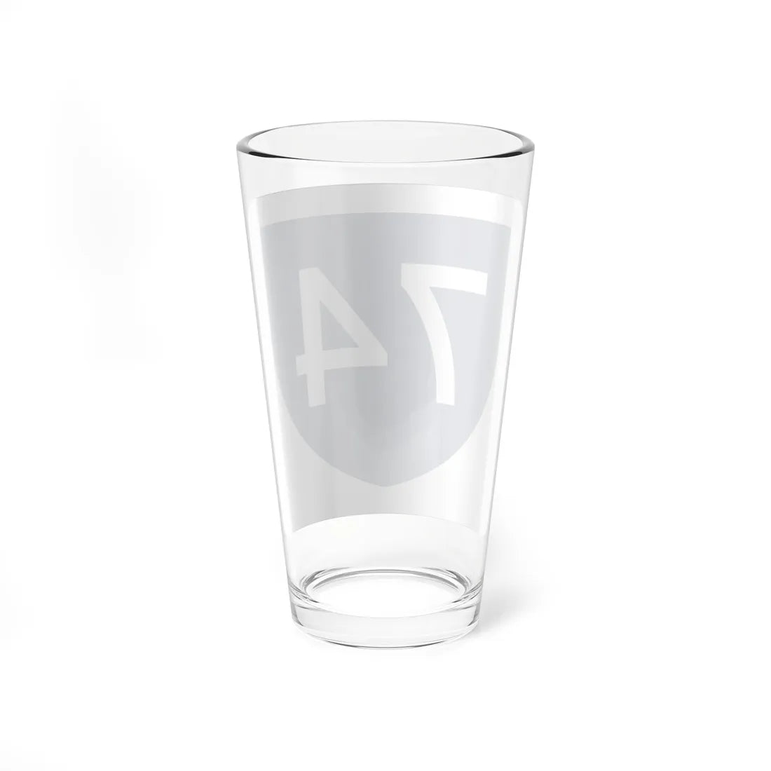 PR primary 74 (Puerto Rico) (Road Sign) Pint Glass 16oz - Go Mug Yourself