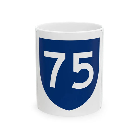 PR primary 75 (Puerto Rico) (Road Sign) White Coffee Mug 11oz - Go Mug Yourself