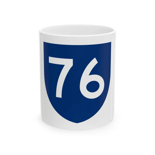 PR primary 76 (Puerto Rico) (Road Sign) White Coffee Mug 11oz - Go Mug Yourself