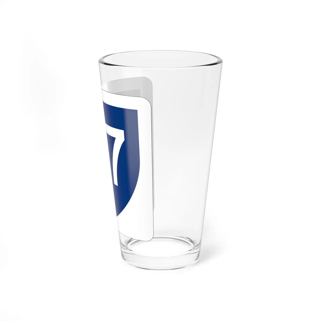 PR primary 77 (Puerto Rico) (Road Sign) Pint Glass 16oz - Go Mug Yourself