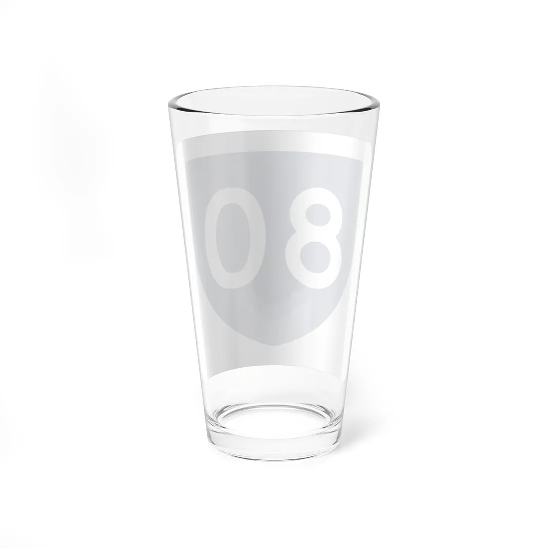 PR primary 80 (Puerto Rico) (Road Sign) Pint Glass 16oz - Go Mug Yourself