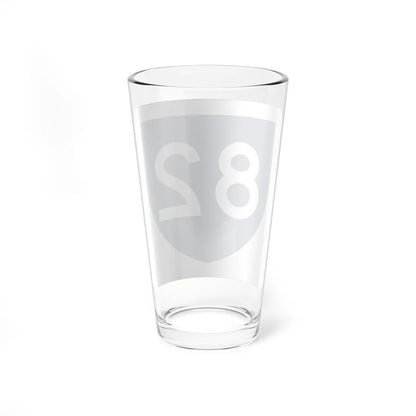 PR primary 82 (Puerto Rico) (Road Sign) Pint Glass 16oz - Go Mug Yourself