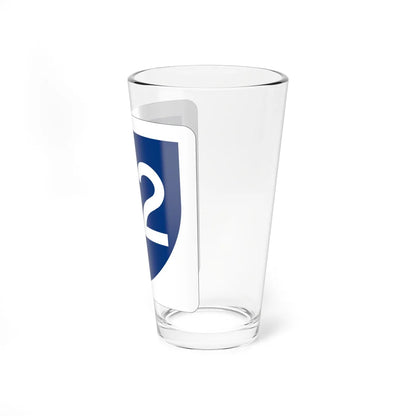 PR primary 82 (Puerto Rico) (Road Sign) Pint Glass 16oz - Go Mug Yourself
