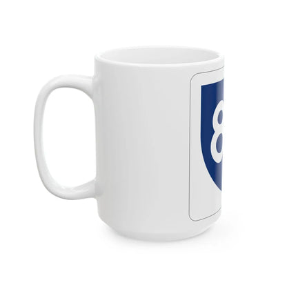 PR primary 83 (Puerto Rico) (Road Sign) White Coffee Mug - Go Mug Yourself