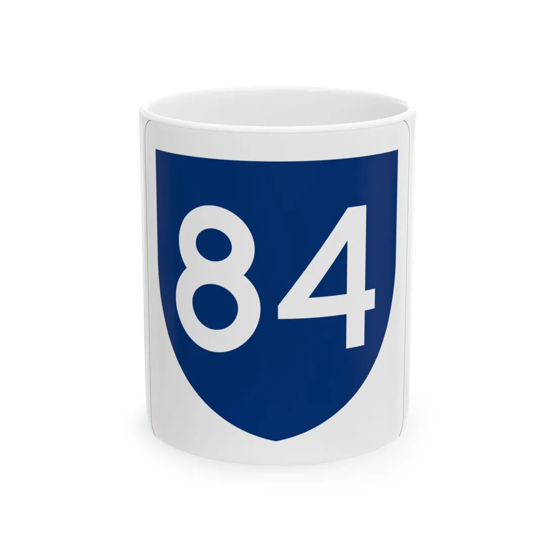 PR primary 84 (Puerto Rico) (Road Sign) White Coffee Mug 11oz - Go Mug Yourself