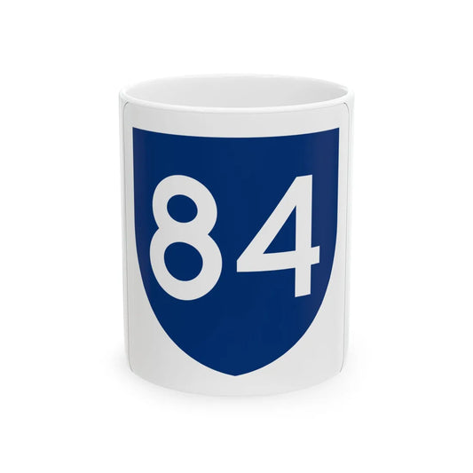 PR primary 84 (Puerto Rico) (Road Sign) White Coffee Mug 11oz - Go Mug Yourself
