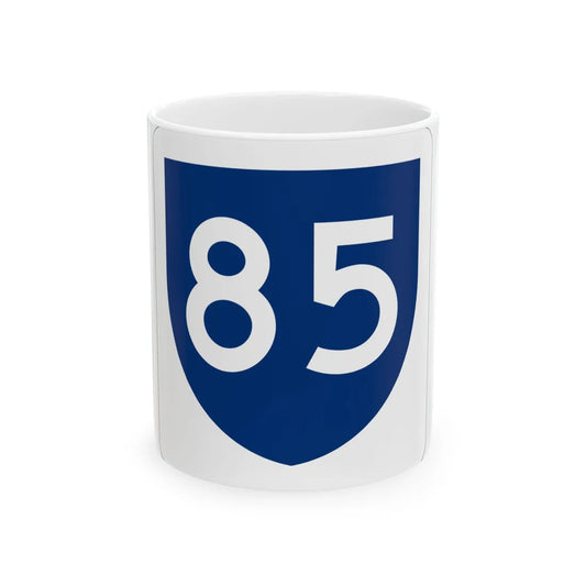 PR primary 85 (Puerto Rico) (Road Sign) White Coffee Mug 11oz - Go Mug Yourself